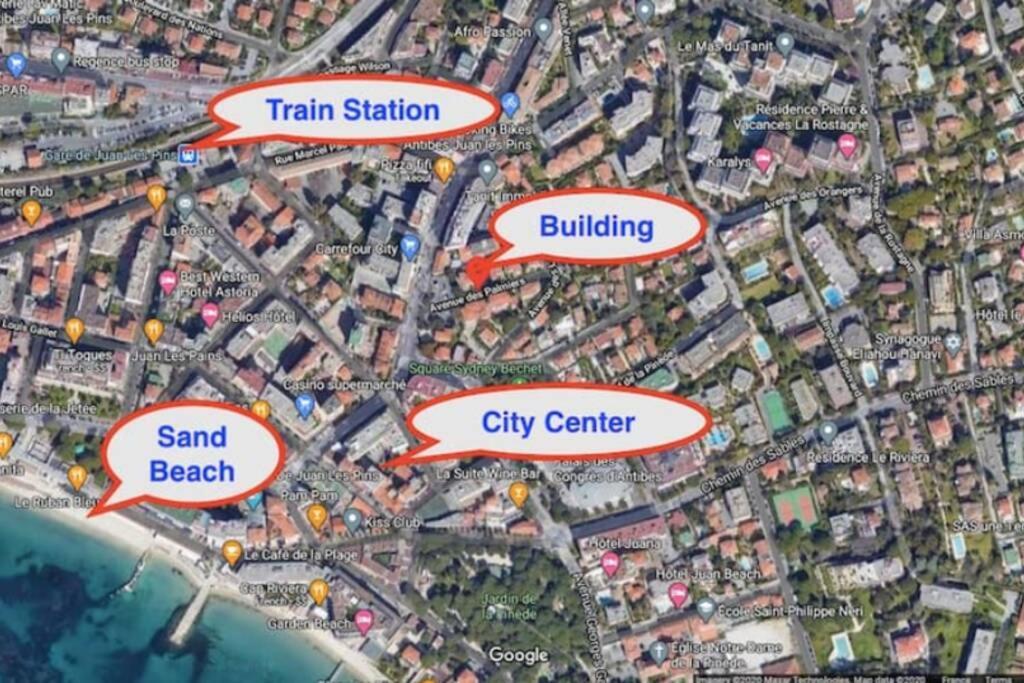 Coeur De Juan, Calme, 300M Plages - Easy Check-In أنتيب المظهر الخارجي الصورة